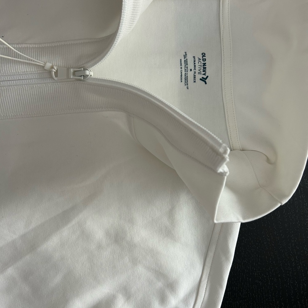 Old Navy Cream Zip-Up Jacket